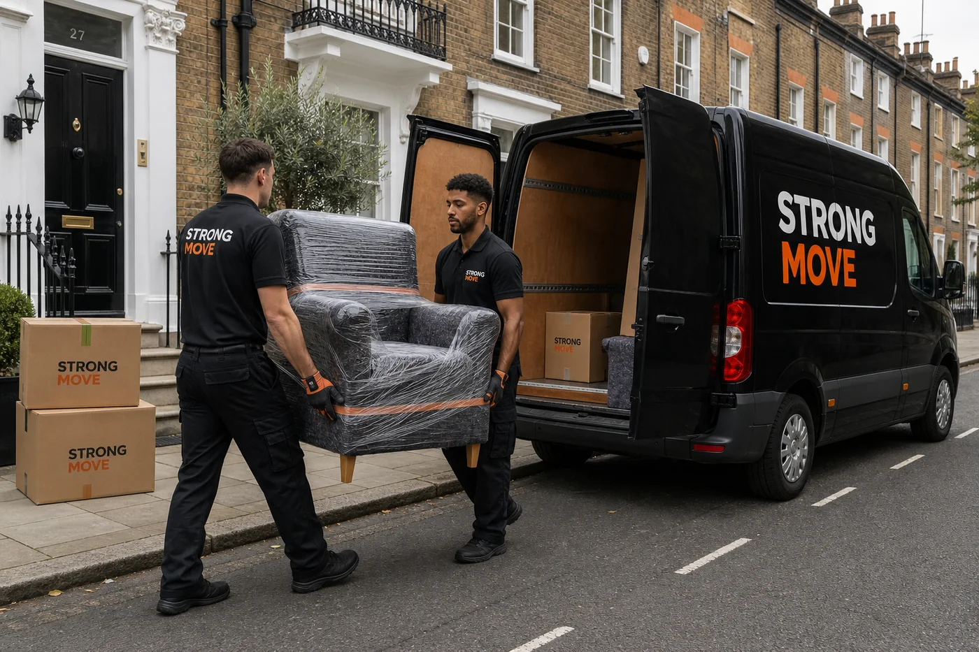 Strong Move team providing man and van london in London